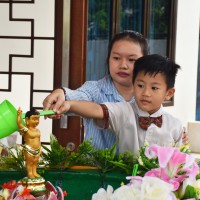 Kegiatan Prosesi Pemandian Rupang Buddha Dalam Rangka Hari Tri Suci Waisak 2568 BE | TK METTA MAITREYA